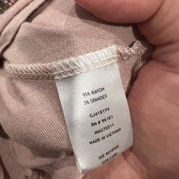 Gypsies & Moondust Pink Retro Floral Lace Peek A Boo Flowy Mini Dress L - Picture 13 of 15